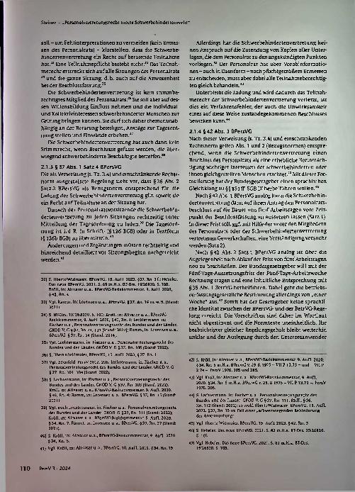 Vorschauseite 5: "Personalvertretungsrecht meets Schwerbehindertenrecht"