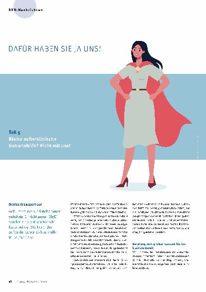 Vorschauseite 1: Dafür haben wir ja uns! Teil 5 Risiko außerklinische Geburtshilfe? Nicht mit uns!