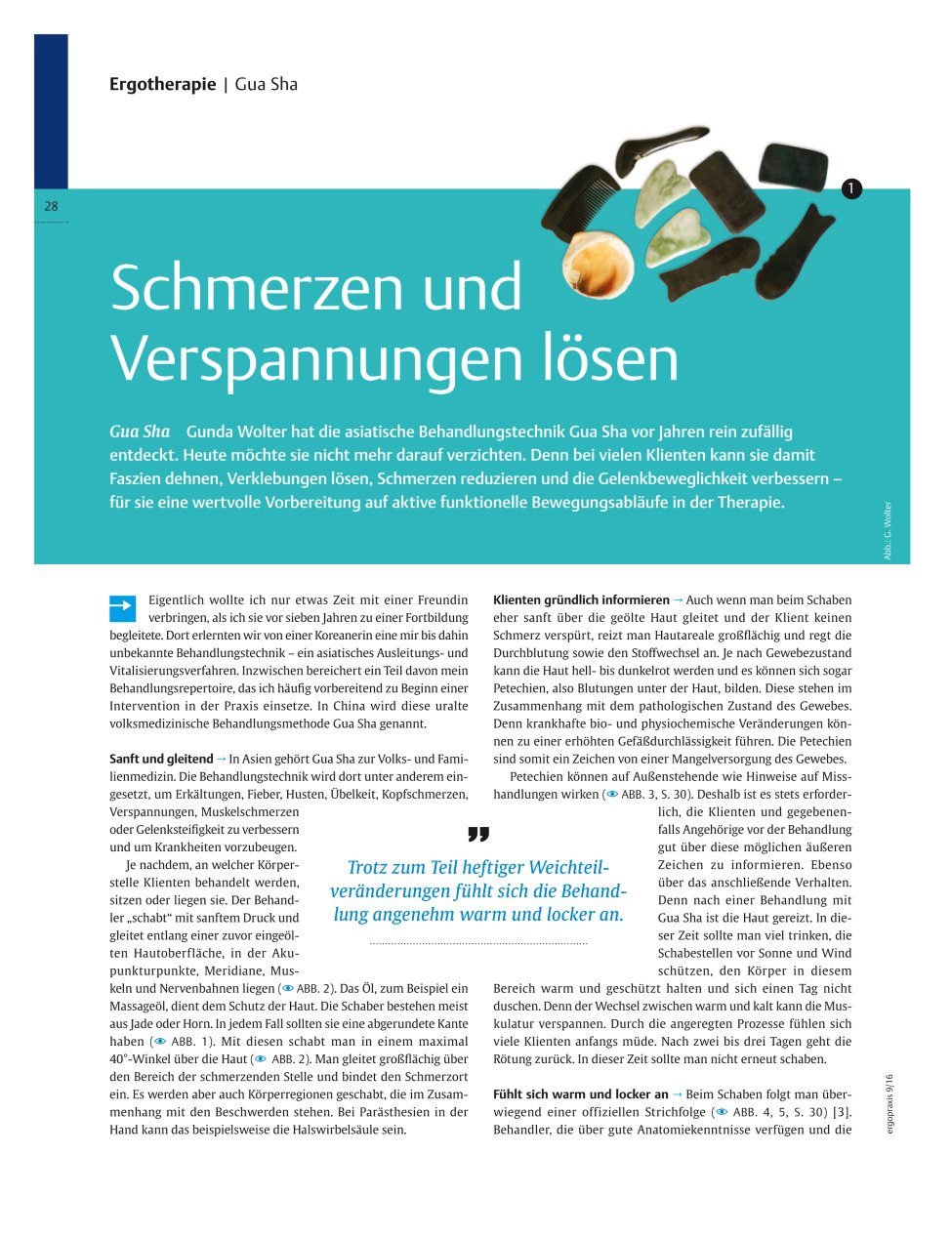 Vorschauseite 1: Gua Sha ? Schmerzen und Verspannungen lösen