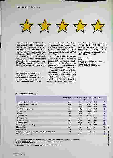 Vorschauseite 3: Ärztezeitung - Curacon-Klinikranking: Deutschlands größte Krankenhauskonzerne