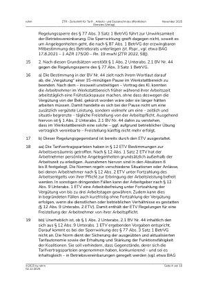 Vorschauseite 4: III. Personalvertretungsund Betriebsverfassungsrecht Tarifliche Regelungssperre – Mitbestimmung des Betriebsrats – betriebliche Übung – Schriftformgebot
