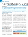 Vorschauseite 1: Verhandlungen, Schiedsverfahren, Klage: Hintergründe und Ausblick auf die weiteren Schritte