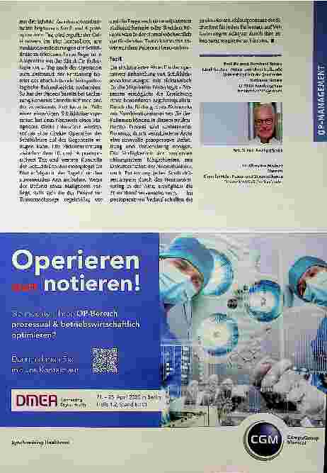 Vorschauseite 3: Den Behandlungsweg im Blick: Modernes Management der Schilddrüsenchirurgie