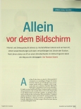 Vorschauseite 1: Allein vor dem Bildschirm
