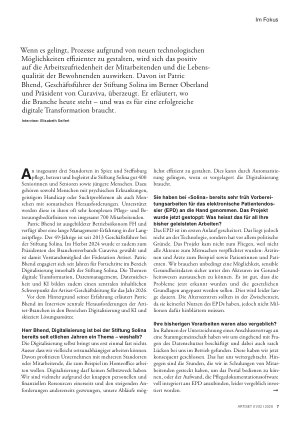 Vorschauseite 2: «Wir haben die Technologie, aber keine marktreifen Lösungen»