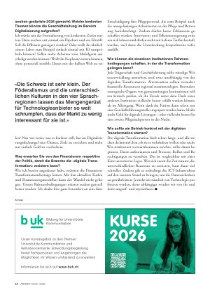 Vorschauseite 5: «Wir haben die Technologie, aber keine marktreifen Lösungen»