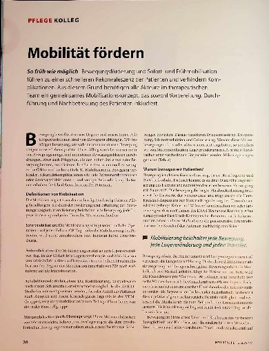 Vorschauseite 1: Mobilität fördern