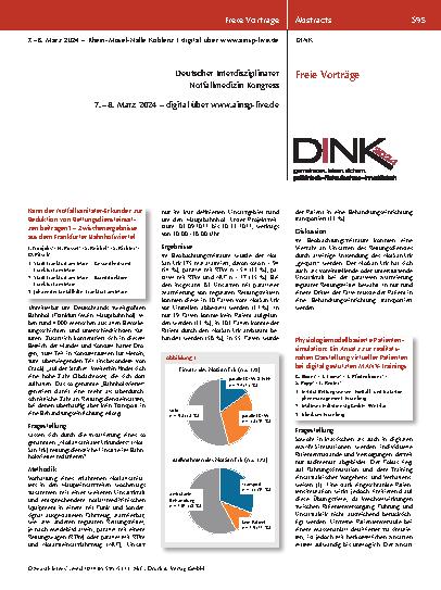 Vorschauseite 1: Deutscher Interdisziplinärer Notfallmedizinkongress