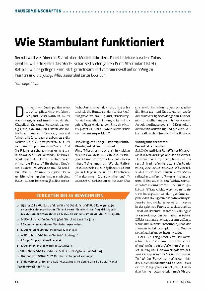 Vorschauseite 1: Wie Stambulant funktioniert