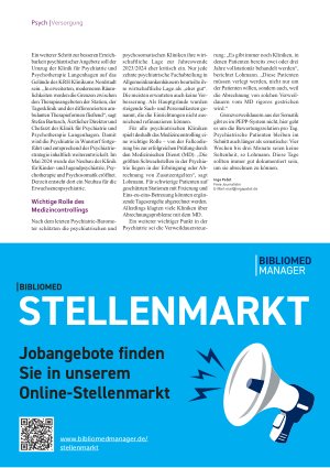 Vorschauseite 3: Medizinstrategie Mit Fahrplan zum Ziel