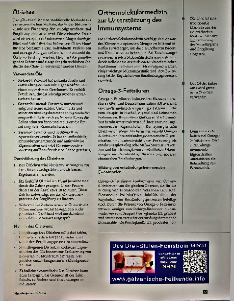 Vorschauseite 3: Parodontitis verstehen und behandeln. Ein integrativer Ansatz mit Homöopathie, Phytotherapie und Orthomolekularmedizin.