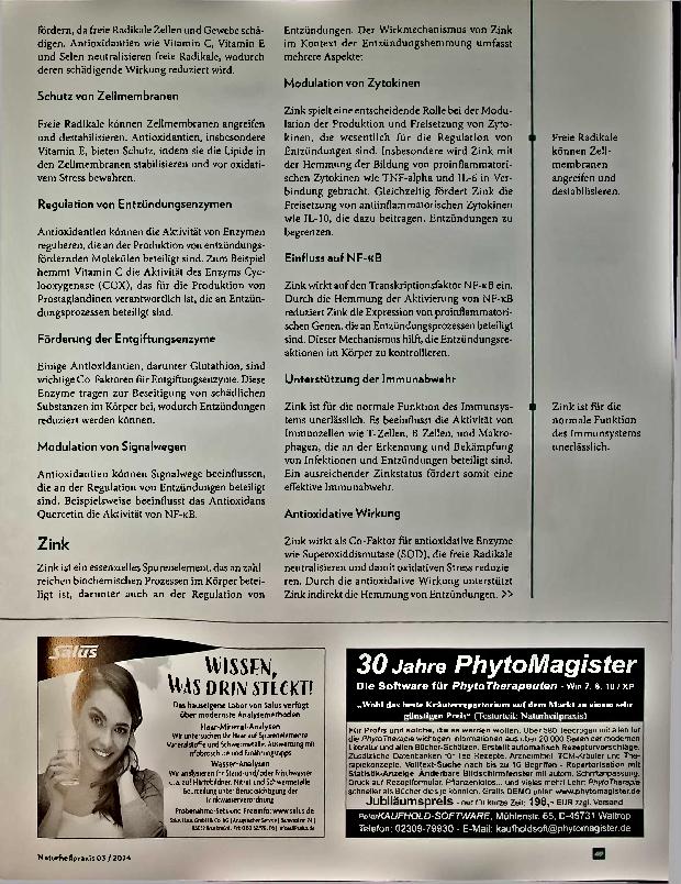 Vorschauseite 5: Parodontitis verstehen und behandeln. Ein integrativer Ansatz mit Homöopathie, Phytotherapie und Orthomolekularmedizin.