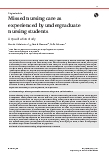 Vorschauseite 1: Missed nursing care as experienced by undergraduate nursing students