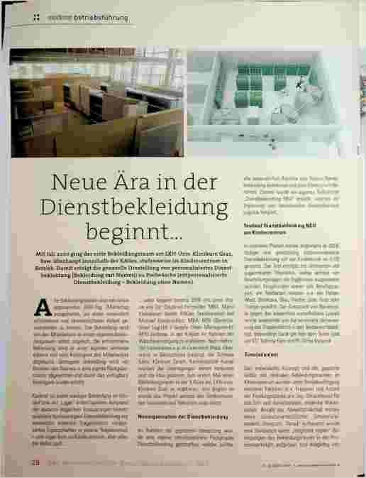 Vorschauseite 1: Neue Ära in der Dienstbekleidung beginnt...