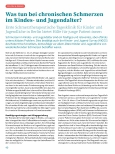 Vorschauseite 1: Was tun bei chronischen Schmerzen im Kindesund Jugendalter?