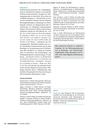 Vorschauseite 4: Wohnberatung – starke Wirkung für Familien und Gemeinwesen