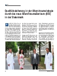 Vorschauseite 1: Qualitätssicherung in der Alterstraumatologie durch das neue AltersTraumaZentrum (ATZ) in der Steiermark