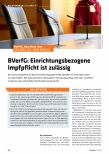 Vorschauseite 1: BVerfG: Einrichtungsbezogene Impfpflicht ist zulässig