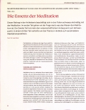 Vorschauseite 1: Die Essenz der Meditation