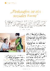 Vorschauseite 1: "Einkaufen ist ein soziales Event. "