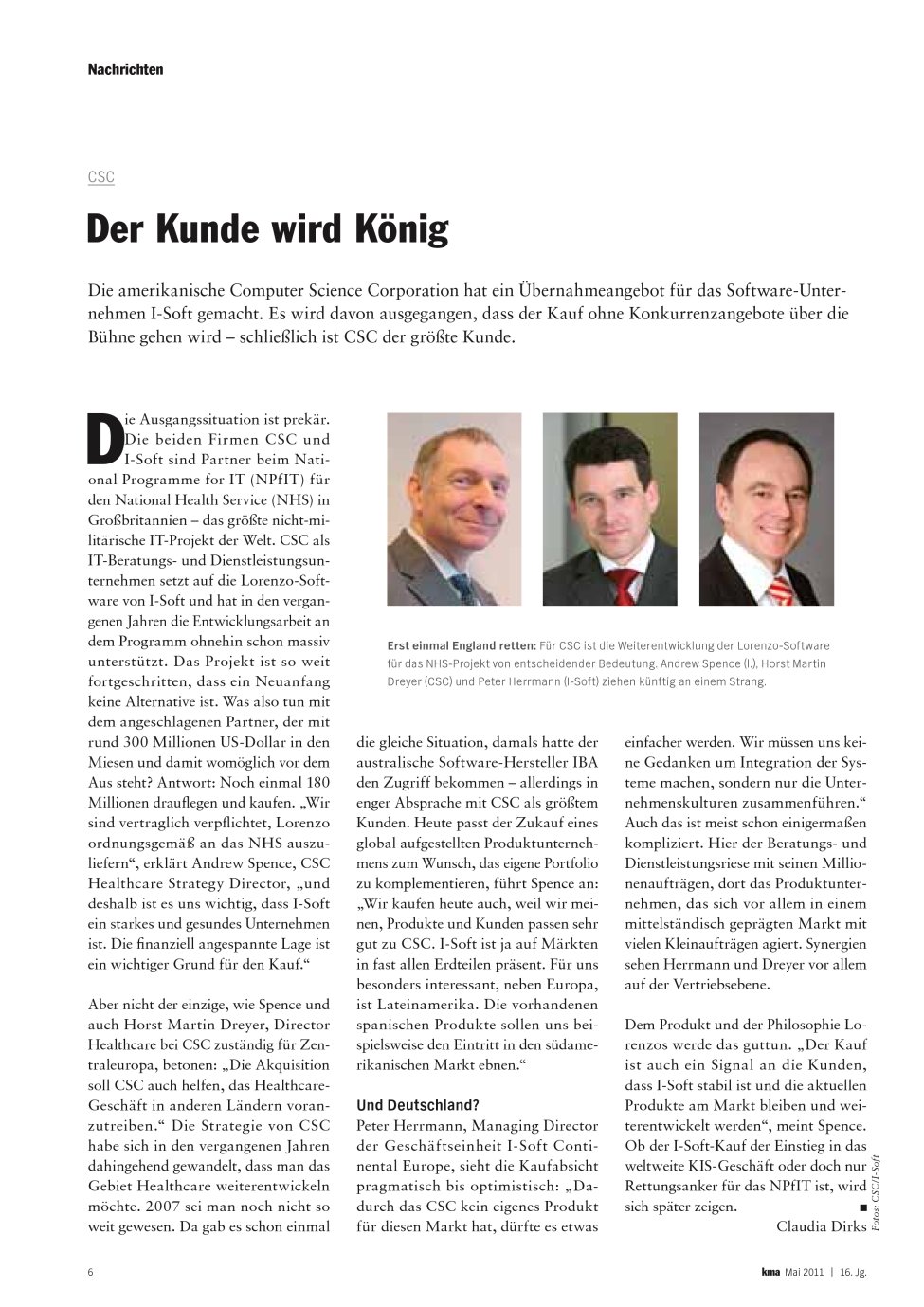 Vorschauseite 1: Der Kunde wird König