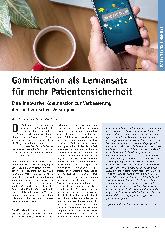 Vorschauseite 1: Gamification als Lernansatz für mehr Patientensicherheit