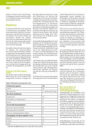Vorschauseite 4: Sozioökonomische Ressourcen als Einflussfaktor auf häusliche Pflegearrangements - Ergebnisse aus Interviews mit Pflegeberater*innen
