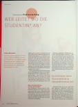 Vorschauseite 1: WER LEITET WO DIE STUDENTIN * AN?