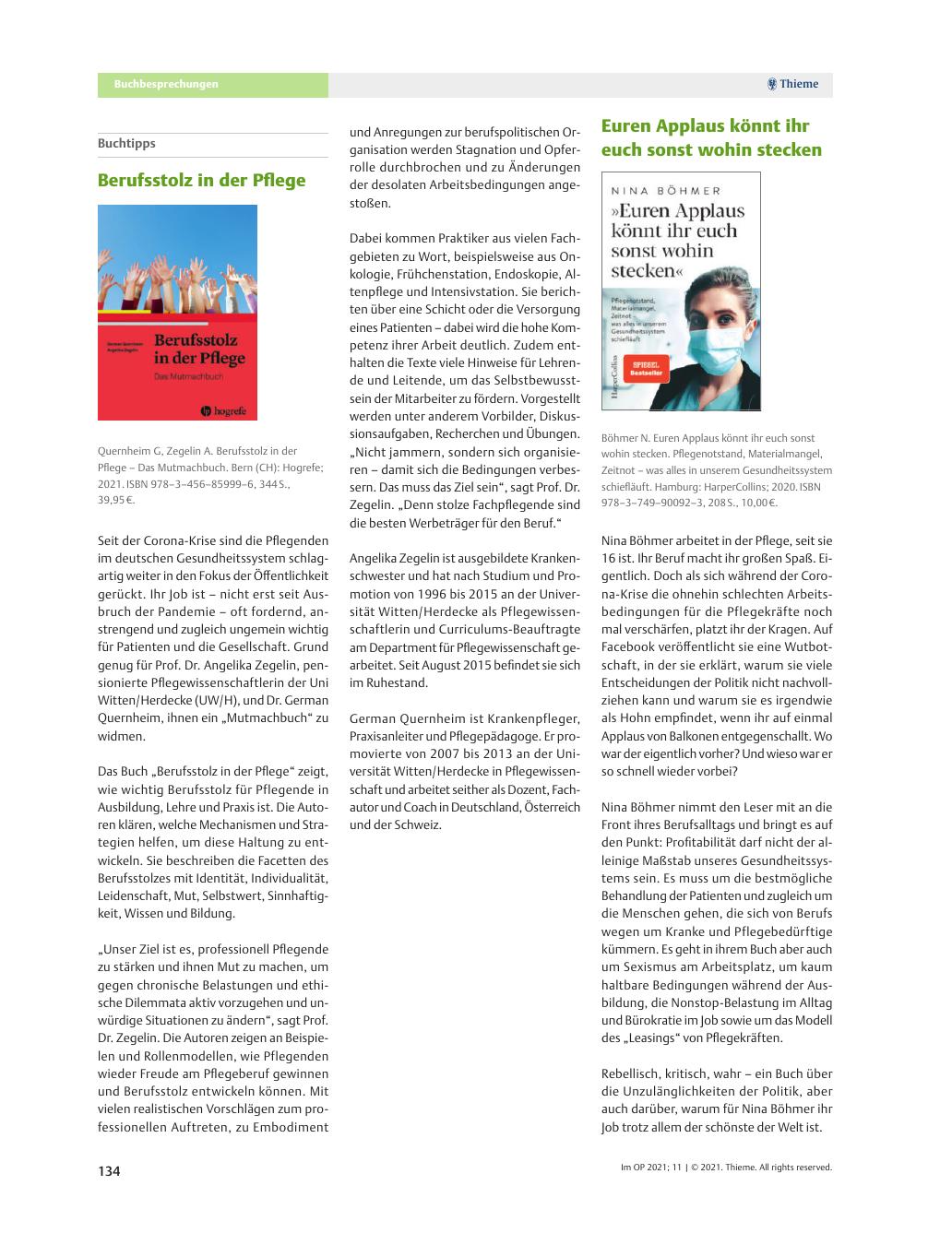 Vorschauseite 1: Buchtipps