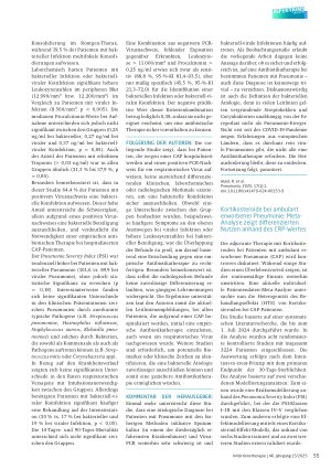 Vorschauseite 3: Ampicillin/Sulbactam vs. Ceftriaxon bei älteren Patienten mit ambulant erworbener Pneumonie