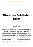 Vorschauseite 1: Wenn der Geldhahn zu ist