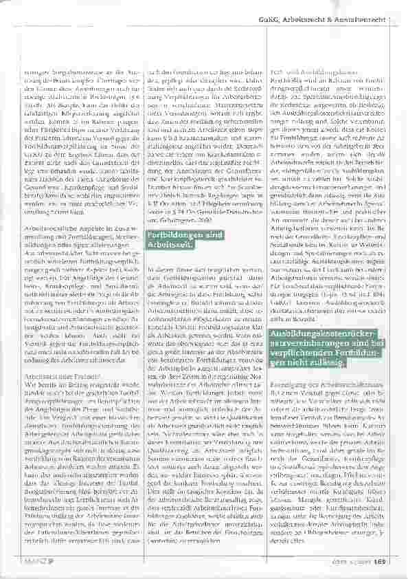 Vorschauseite 3: Fortund Weiterbildungen der Gesundheitsund Krankenpflegeberufe sowie der Sozialberufe