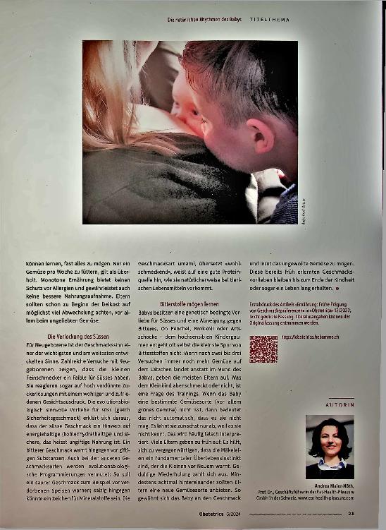Vorschauseite 2: Ernährung - was das Kind mag/ wird früh geprägt