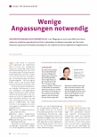 Vorschauseite 1: Wenige Anpassungen notwendig.