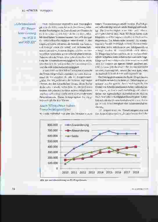 Vorschauseite 2: Freizügigkeitsrecht als Errungenschaft