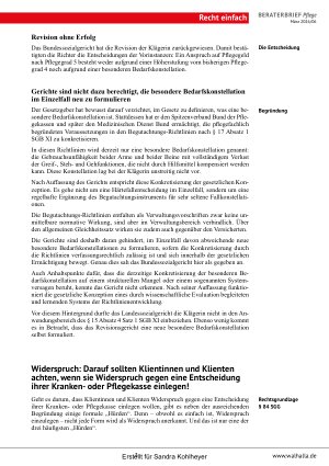 Vorschauseite 3: Beraterbrief Pflege Heft 6-2026