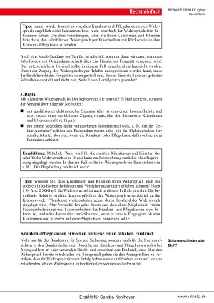 Vorschauseite 5: Beraterbrief Pflege Heft 6-2026