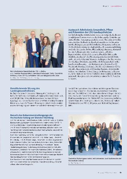 Vorschauseite 4: Nachrichten aus den Landesverbänden