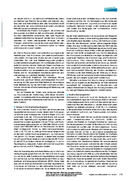 Vorschauseite 2: Allgemeine und Krankenhaushygiene am Rheinufer 17. Kongress der DGKH in Bonn vom 12. -15. Mai 2024