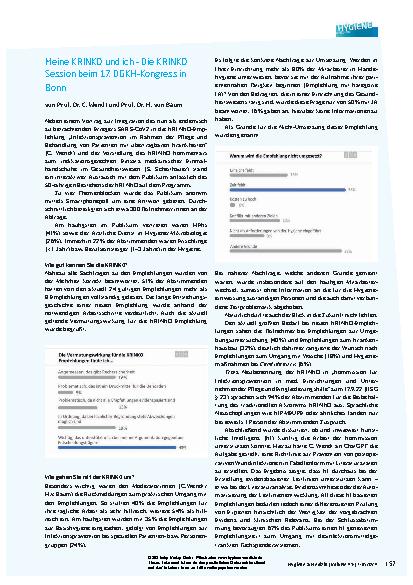 Vorschauseite 6: Allgemeine und Krankenhaushygiene am Rheinufer 17. Kongress der DGKH in Bonn vom 12. -15. Mai 2024