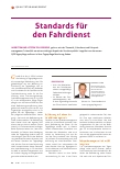 Vorschauseite 1: Standards für den Fahrdienst
