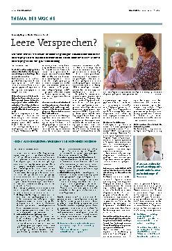 Vorschauseite 1: Leere Versprechen?