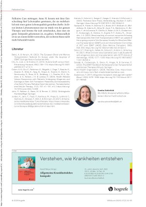 Vorschauseite 4: Palliative Care im hämat-onkologischen Setting