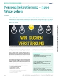 Vorschauseite 1: Personalrekrutierung – neue Wege gehen