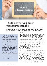 Vorschauseite 1: Implementierung einer Videosprechstunde