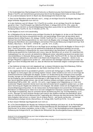 Vorschauseite 2: Zur örtlichen Zuständigkeit