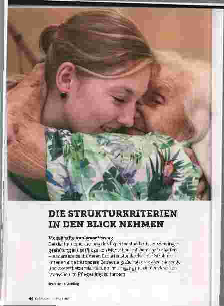 Vorschauseite 1: DIE STRUKTURKRITERIEN IN DEN BLICK NEHMEN