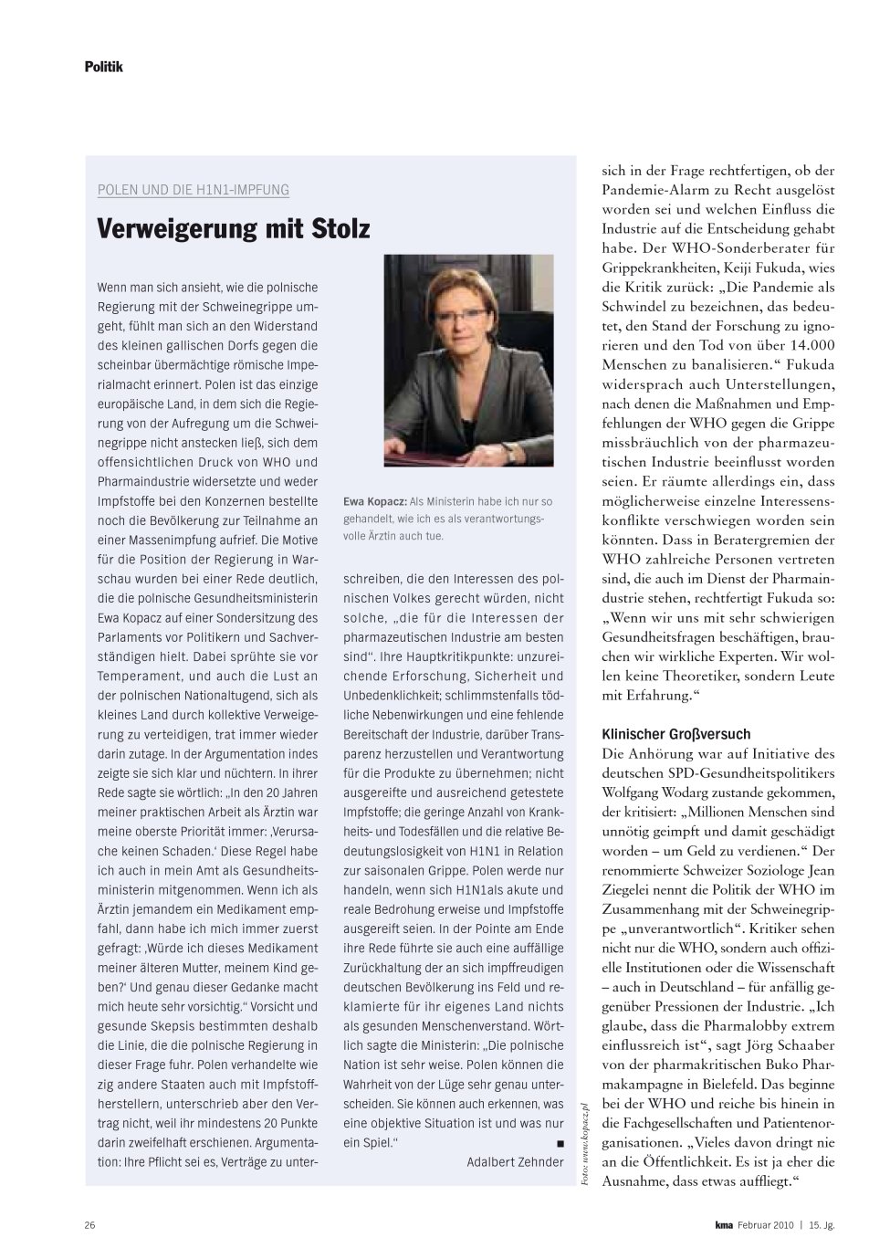 Vorschauseite 1: Verweigerung mit Stolz