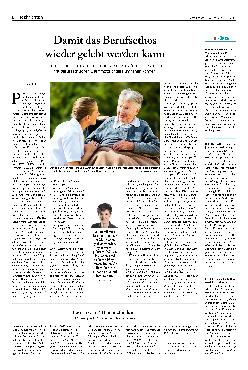 Vorschauseite 1: Damit das Berufsethos wieder gelebt werden kann.