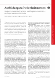 Vorschauseite 1: Ausbildungszufriedenheit messen: Vergleich zweier Instrumente bei Pflegestudierenden - eine psychometrische Studie